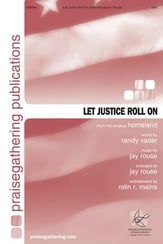 Let Justice Roll On SATB choral sheet music cover